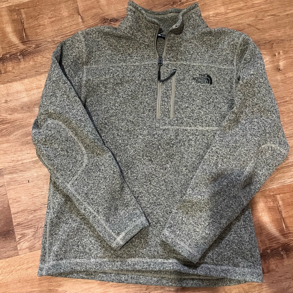 The North Face 1/4 Zip Fleece Pullover Sz Large